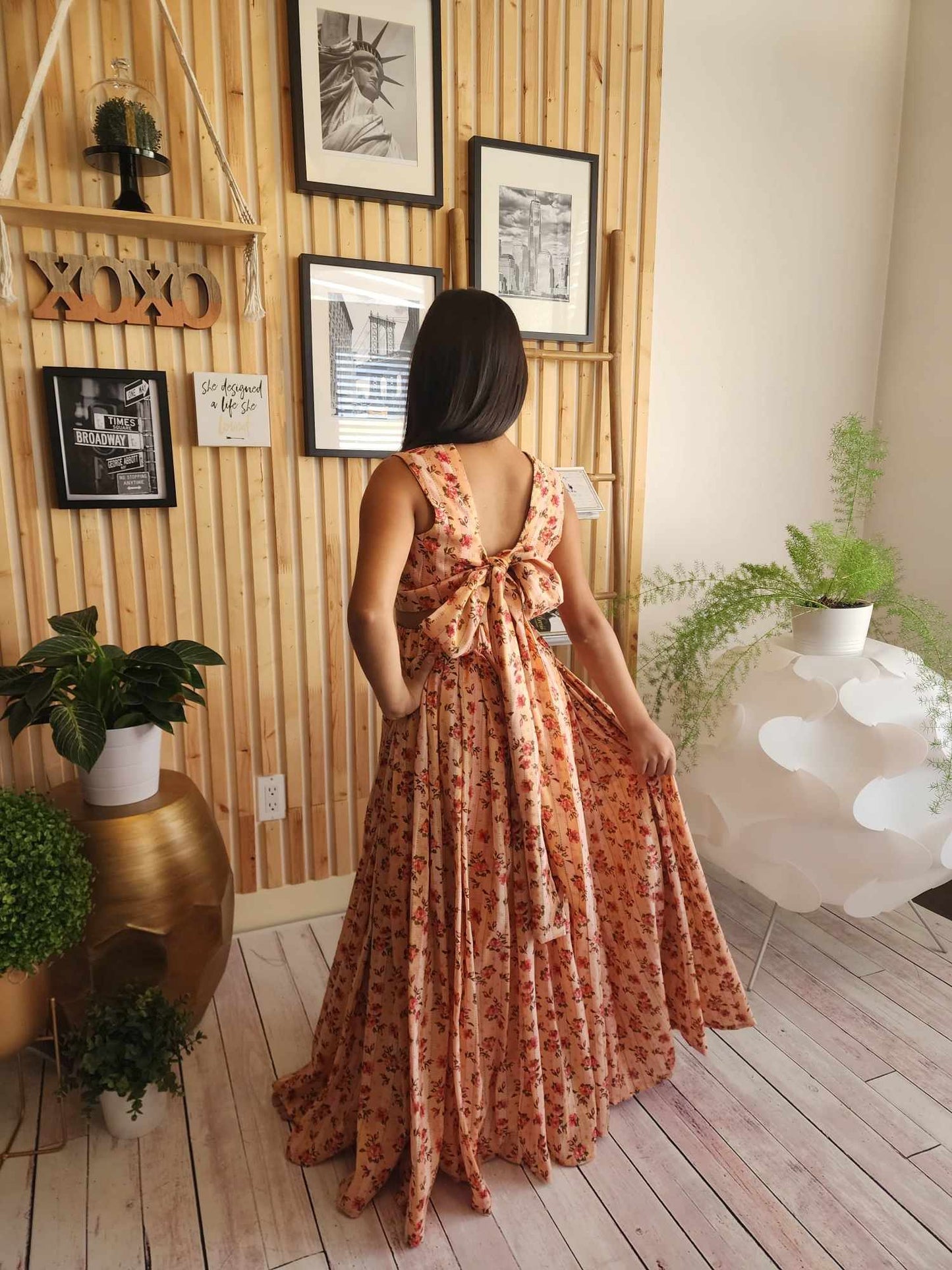 Bronx Ruffle Skirt & Top ( Lengha Version)