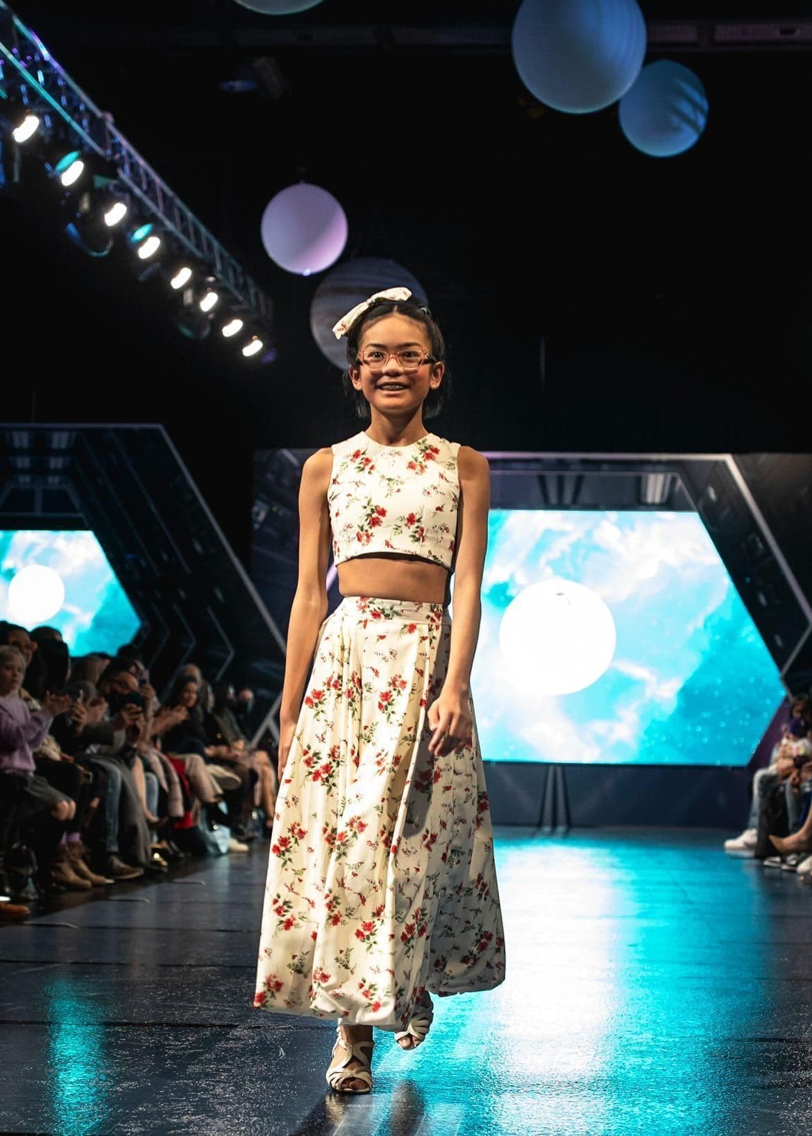 Red Peony Skirt & Top (Lengha Version)