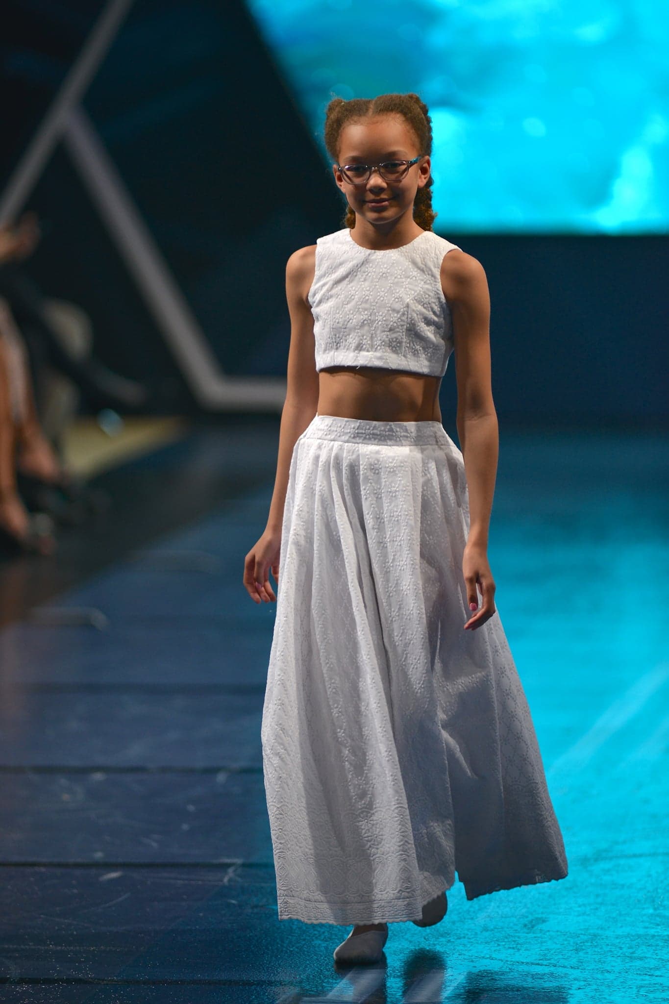 White Rose Skirt & Top ( Lengha Version )