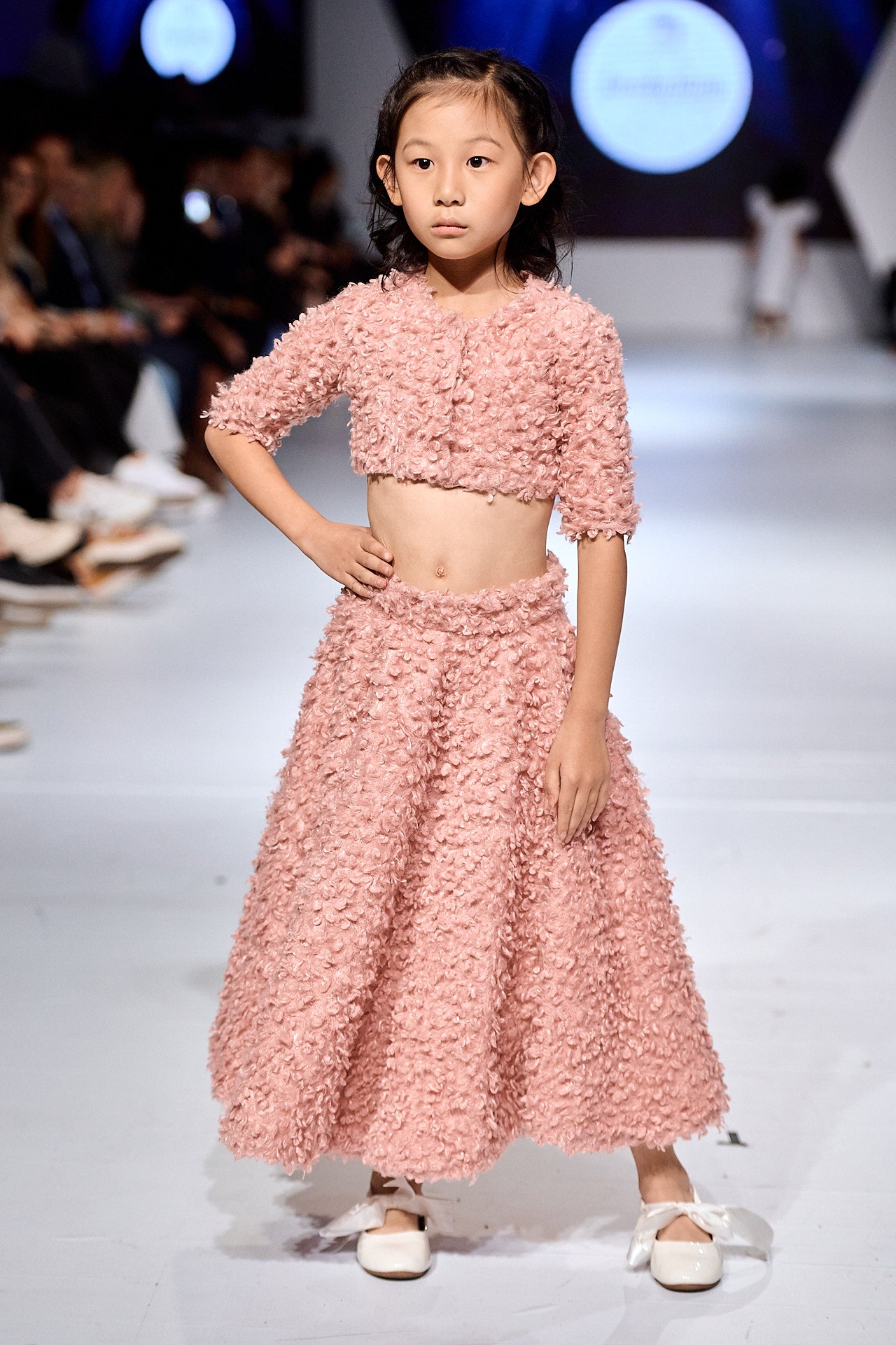 Pink Plush Skirt & Top