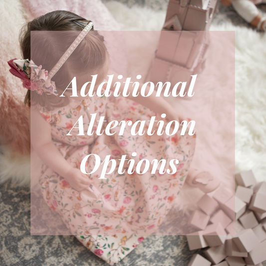 Sizing - Additional Alterations