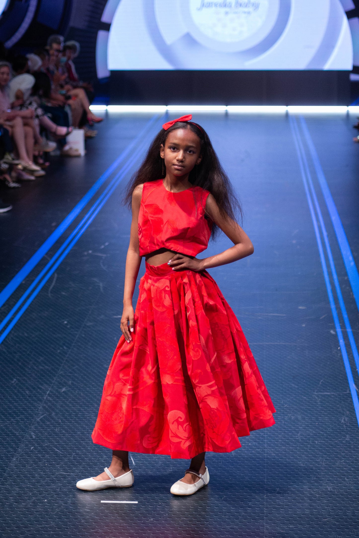 Little Lady in Red  Skirt & Top