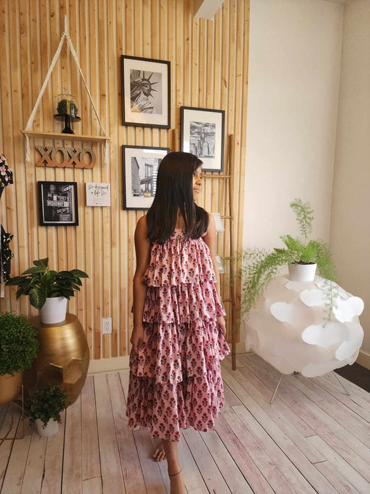 Queens Ruffle Tube Dress