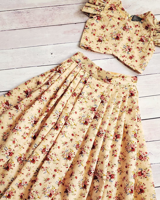 Sandy Taupe Skirt & Top