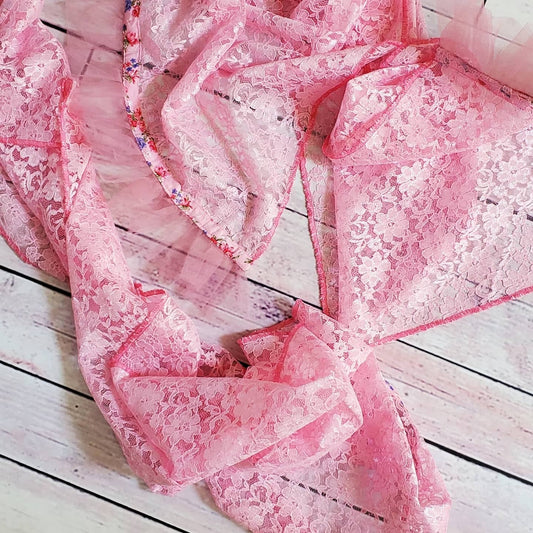 Sweet Puff Lace Duppatta