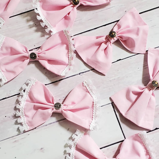 Avi Rose Bow Hair Clips
