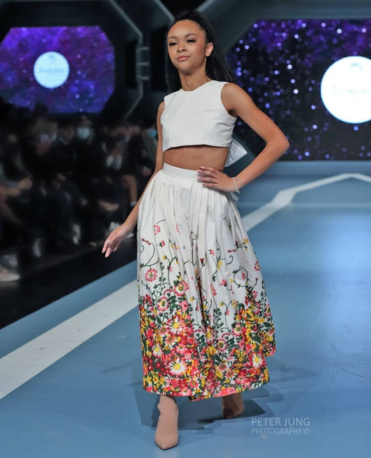 Keep Blooming Skirt & Top ( Lengha Version )