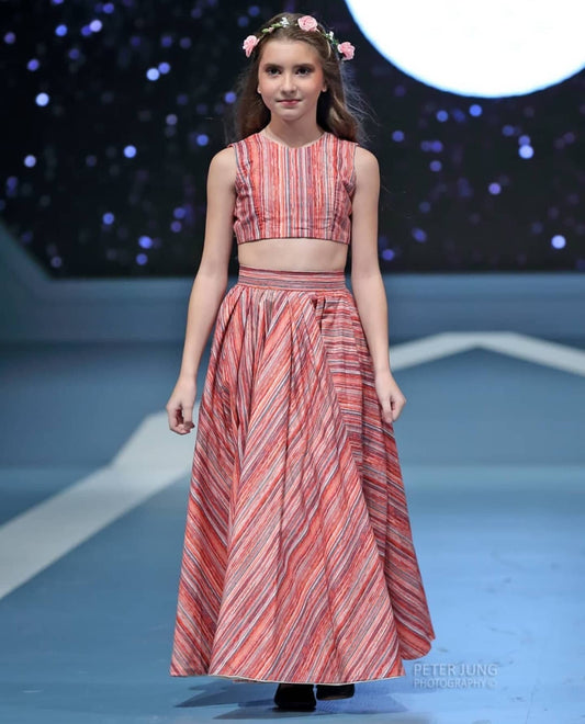 Indigo Skirt & Top ( Lengha Version )