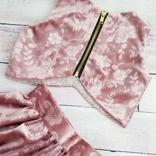 Chenille Skirt & Top