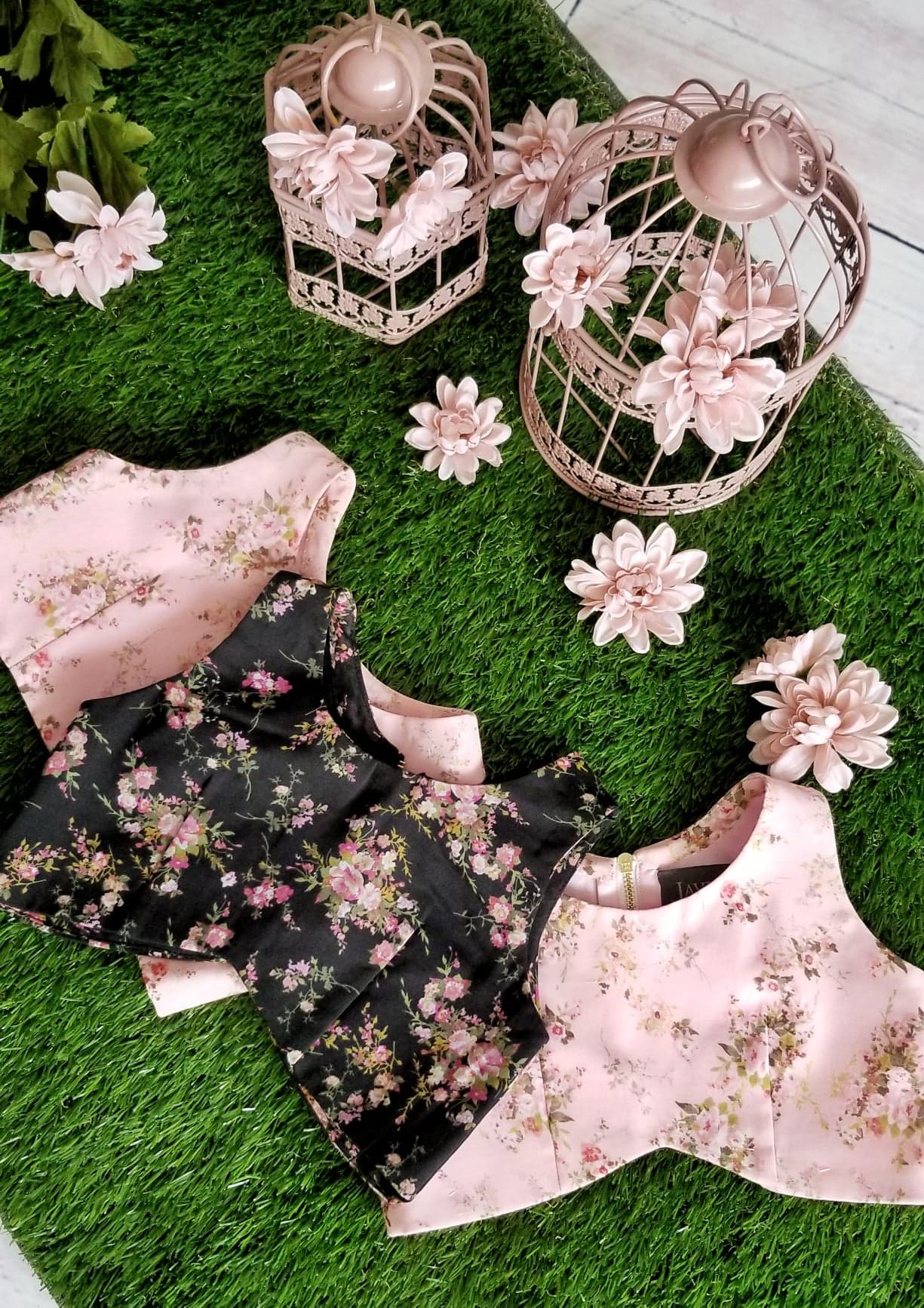 Secret Garden Pink Floret Skirt & Top