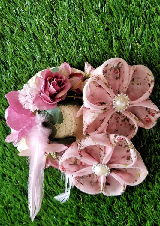 Secret Garden Kanzashi Hair Clip