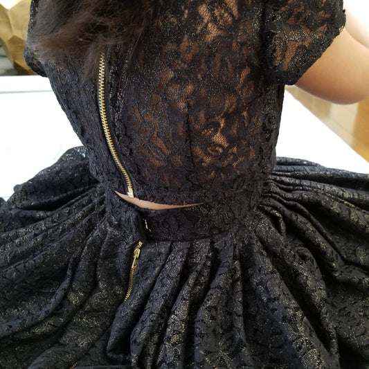 Shimmer Lace Skirt & Top