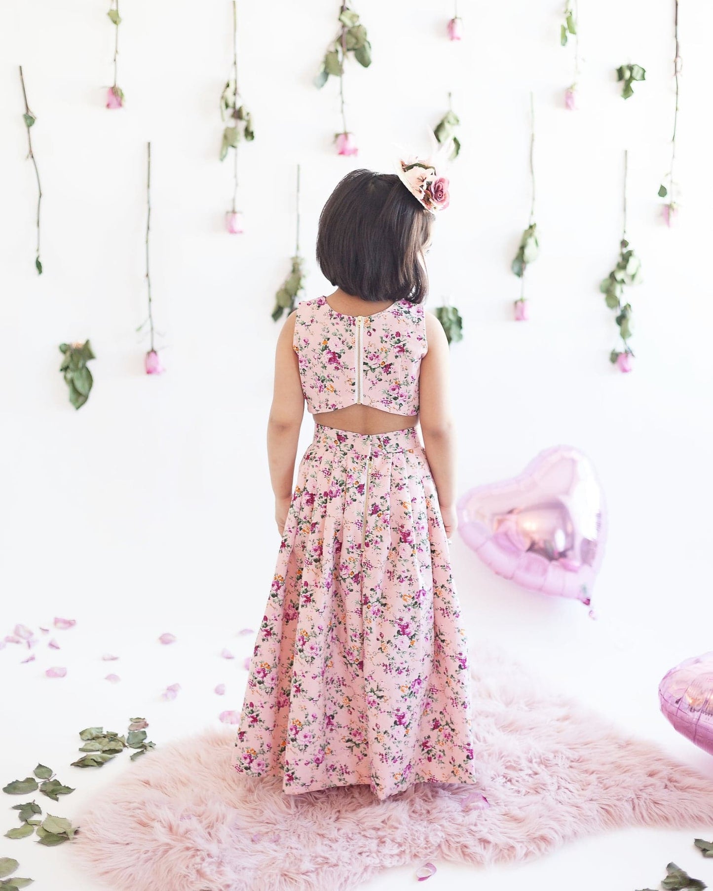 Sweetheart Floral Skirt & Top
