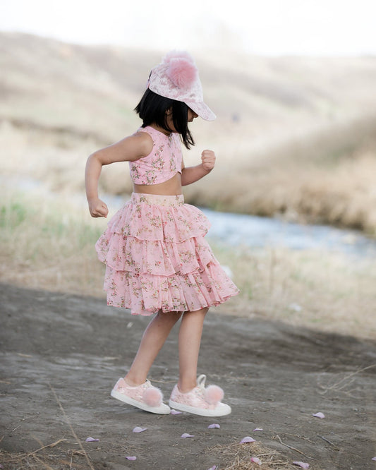 Senorita Pink Floret Skirt